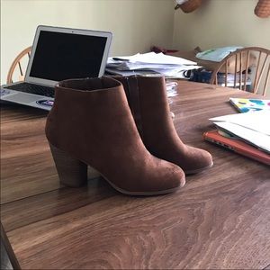 Brown booties